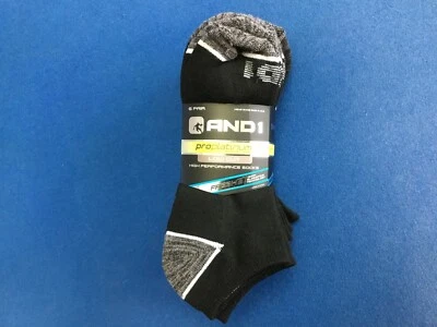 Calcetines para hombre, AND1 Pro Platinum High Performance, tobillo, corte bajo o no show paquete de 6 Foto 1 de 4