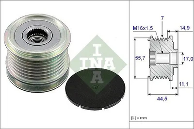 Frizione alternatore puleggia 535 0042 10 INA per MERCEDES-BENZ CLASSE C T-Model - Immagine 1 di 4