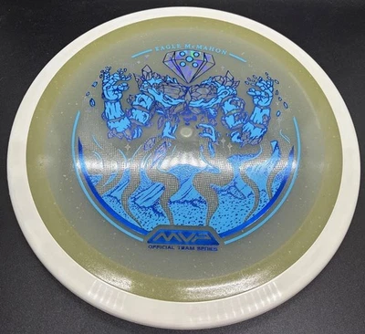 Axiom Eclipse Particle Thrill - RARE White-Rim - GyroPalooza Eagle MVP Disc Golf - Image 1 of 4