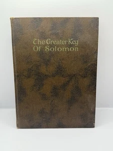 The Greater Key of Solomon - Mathers OCCULT GRIMOIRE WITCHCRAFT MAGIC RITES RARE - Picture 1 of 8