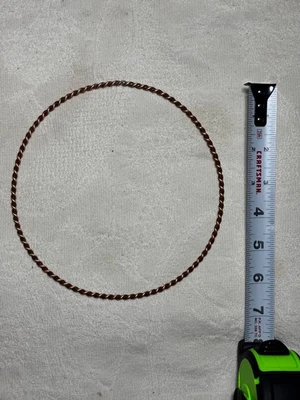 Anillo tensor de cobre macizo con protección EMF, meditación, curación y dolor  Foto 1 de 4