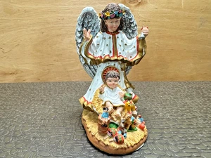Angel with Christ Child Figurine, International Santa "Venezuela" - Picture 1 of 10