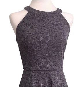 BCX Size 3 Formal Dress Macys NWT Slate Gray Glitter Spring Formal Promotion - Picture 1 of 8