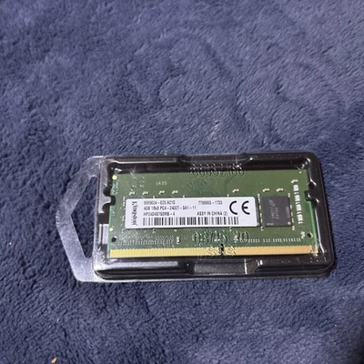 Kingston RAM 4GB DDR4 1Rx8 PC4-2400T-SA1-11 - Image 1 of 3