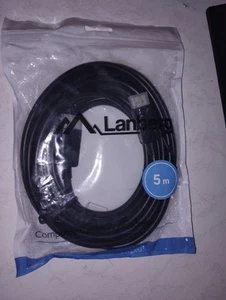 Lanberg DisplayPort-zu-DisplayPort-Kabel 5 m schwarz CA-DPDP-10CC-0050-BK - Bild 1 von 2