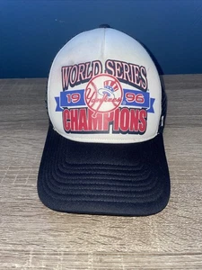 New York Yankees Trucker Hat ‘47 Brand Foam White SnapBack 1996 World Series - Picture 1 of 11