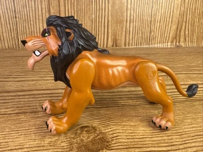 Vintage 1994 90s Disney The Lion King Fighting Action Scar Action Figure - Image 1 of 4