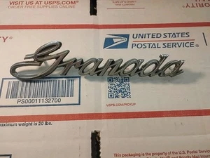 1975-78 Ford Granada Original/Used Front Fender Emblem. - Picture 1 of 3