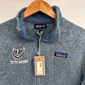 Patagonia Damen M Better Sweater 1/4 Zip Fleece Büschel Skifahren Berlin blau NEU - Bild 1 von 11