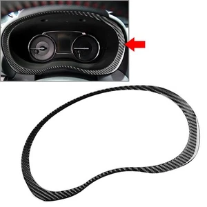 Carbon Fiber Black Speedometer Frame Cover Trim For Subaru WRX STI 2015-2021 - Imagen 1 de 10