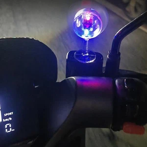 Environmentally Friendly Wind Turbine Light for Motorcycle Customization - Picture 1 of 15