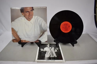 James Taylor - That's Why I'm Here - LP Vinyl 1985 FC 40052 W/ INSERT EX - Image 1 of 2