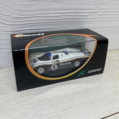 Rare Kyosho AUTO SCALE DSlot43 PORSCHE 962C LH #1 Body&Chassis  Japan F/S - Image 1 of 4