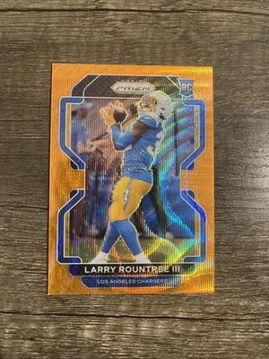 2021 Panini Prizm - Rookie Larry Rountree III #401 Orange Wave Prizm /60 (RC) - Image 1 of 2