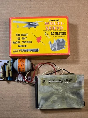 Dmeco Multi Servo Actuator R/c Model Airplane W/ Battery Pack In Box Working - Image 1 of 4
