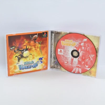 POCKET DIGIMON WORLD PS1 Playstation For JP System 1893 p1 - Image 1 of 4
