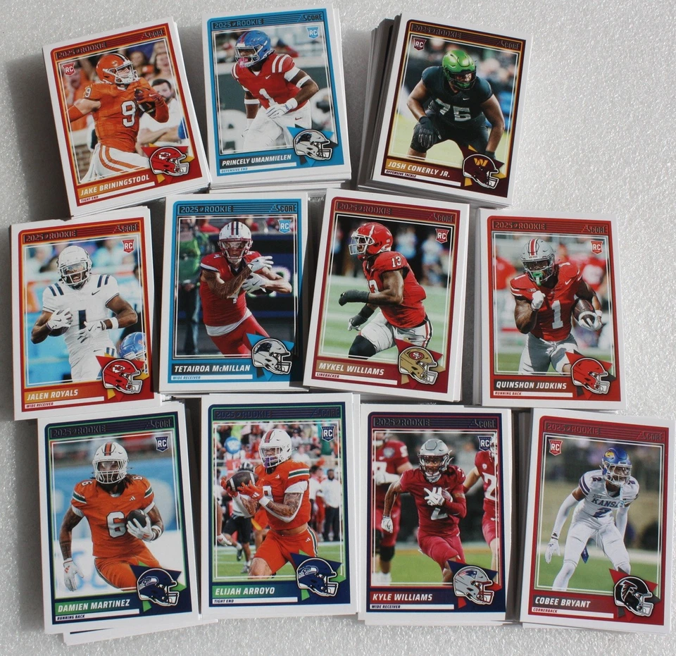2025 Panini Score NFL Football -  Cartes RC Rookie 1 à 100  Cartes au choix - Photo 1/1