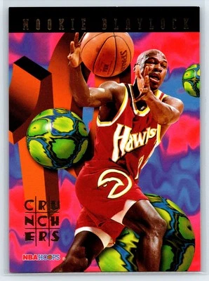 1995-96 NBA Hoops Mookie Blaylock Number Crunchers Insert Atlanta Hawks #25 - Image 1 of 2