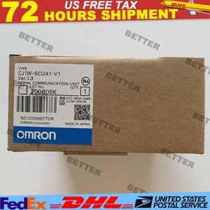 Omron CJ1W-SCU41-V1 CJ1WSCU41V1 PLC Module New Free Shipping One  US Free TAX - Picture 1 of 1