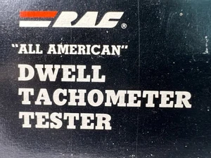 Vintage 1978 RAC All American Dwell Tachometer Tester 549 Rite Autotronics + Box - Picture 1 of 13