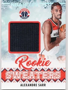Alexandre Sarr #RSW-SAR Rookie Sweaters 2025 Panini NBA Hoops Memorabilia - Picture 1 of 2
