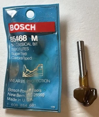 Bosch 3/4” Classical But Two Flutes Carbide Tipped - NIP - Image 1 of 2
