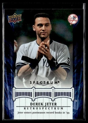 L27,875 -  2008 Upper Deck Spectrum Derek Jeter Retrospectrum #DJ40 Derek Jeter - Image 1 of 2