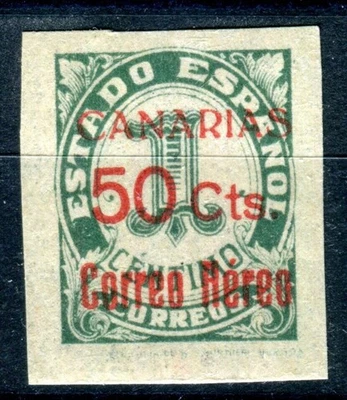 SPAIN CANARY ISLANDS 1937 36 ** MNH FLAWLESS SIGNED Roig (F4243 - Image 1 of 2