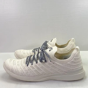 APL Techloom Wave 0819XC Off White Cream Color Running Shoe Sneakers Womens 10.5 - Picture 1 of 14