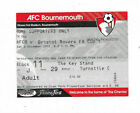 Ticket 2008/09 Fa Cup 1St Round - Bournemouth V. Bristol Rovers