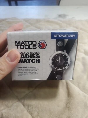 Matco Tools Ladies watch  Mtcwatchw Black Leather Timepiece  (M) - Image 1 of 4