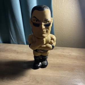 1999 The Rock 3D Sipper Water Bottle WWF Titan Sports Vintage WWE Dwayne Johnson - Picture 1 of 5