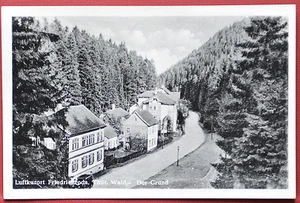 Luftkurort Friedrichroda - Der Grund - Poststempel 28.8.52 - Bild 1 von 2