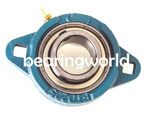 SBFTD205-16G Relube Set Screw 1" Bearing with 2 Bolt Ductile Flange - Picture 1 of 1