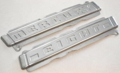 Placa de identificación insignia emblema maletero Mercury Eight 1946-1948, tapa de cubierta izquierda y derecha 1947 Foto 1 de 4