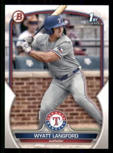 Wyatt Langford 2023 Bowman Draft #BD-106 Texas Rangers - Photo 1/2