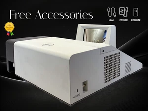 3200 ANSI DLP Projector Ultra Short Throw for Gaming & Media PC 3D Ready Full HD - Picture 1 of 10