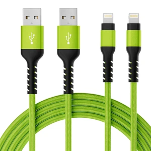 Iphone Charger Cable 2M 2Pack Lightning Cable Mfi Certified USB to Lightning - Picture 1 of 12