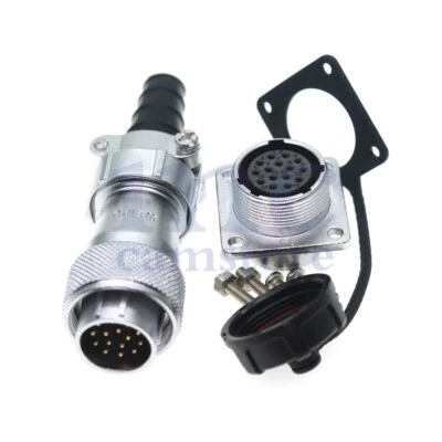 WEIPU WF20 IP67 15Pin Waterproof Electrical Wire Connector,Circular Plug +Socket - Image 1 of 4