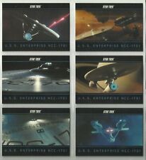Rittenhouse 2009 Star Trek: The Movie ENTERPRISE Complete Set of 6 Cards (E1-E6)