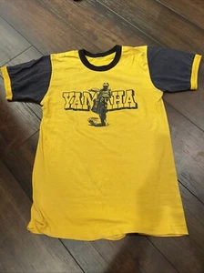 Camiseta vintage años 70 Yamaha emblema 3D talla S RARA SS - Imagen 1 de 10