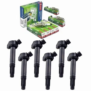 MCK UF487 Ignition Coil Pack & Denso Iridium Spark Plug Compatible With Toyot... - Picture 1 of 4