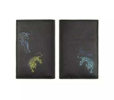 ⚡RARO⚡ Portatarjetas Tigre Bordado Doble Pliegue Negro Paul Smith *NUEVO CON ETIQUETAS* 🐅 Foto 1 de 4