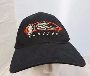 Planet Hollywood Montreal Gorra de Béisbol Gorra Ajustable V Negro - Imagen 1 de 1