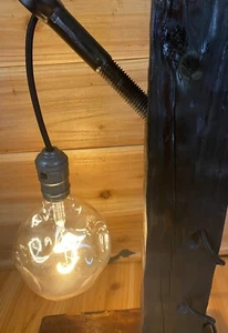 Industrial Table Lamp, Rustic Table Lamp,steampunk, Man Cave, Handmade - Picture 1 of 17