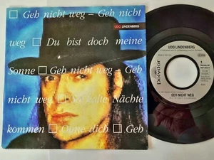 Udo Lindenberg - Geh nicht weg 7'' Vinyl Germany - Picture 1 of 5