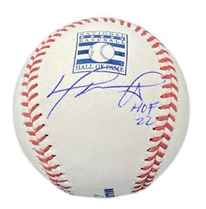 DAVID ORTIZ Autographed "HOF 22" Boston Red Sox HOF Logo Baseball FANATICS