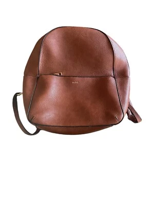 ALDO Brown Faux Leather Backpack - Image 1 of 4