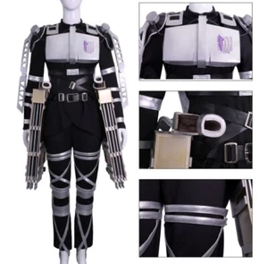 Anime Attack On Titan The Finish Season Outfits 3D Maneuver Gear Cosplay Costume - Picture 1 of 18