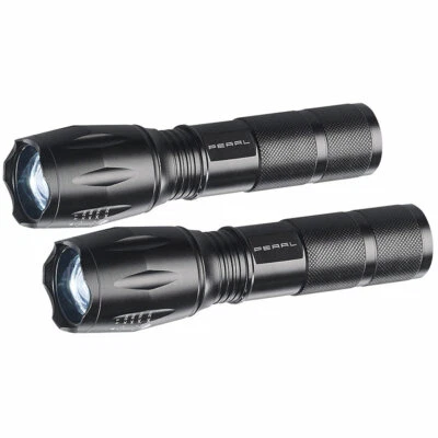 KryoLights 2in1-LED-Taschenlampe und Powerbank, 260 lm, 10 W, 1.200 mAh, 2er-Set